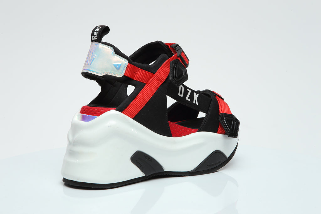 SANDALIA CHUNKY REBEL // Edición Rojo-Negro (2019)
