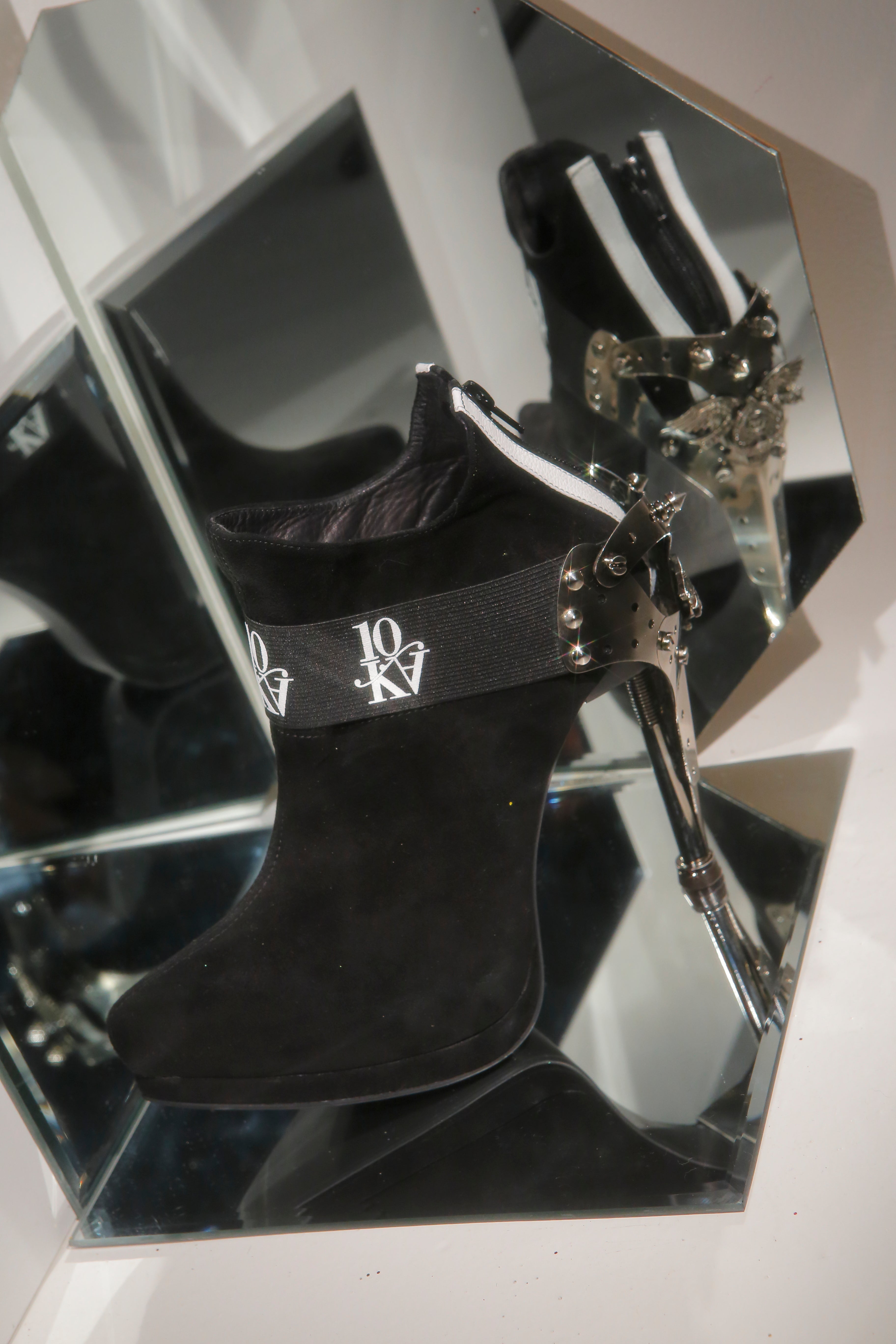 10KA “Cyber-Spine” Stiletto Boot