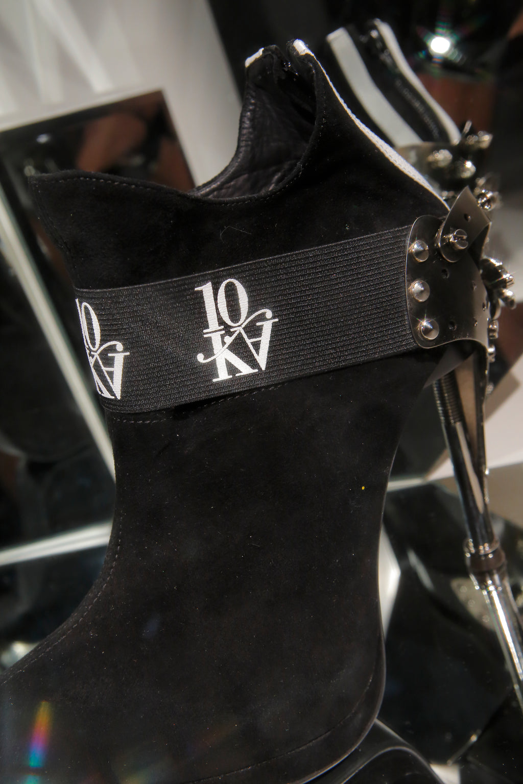 10KA “Cyber-Spine” Stiletto Boot