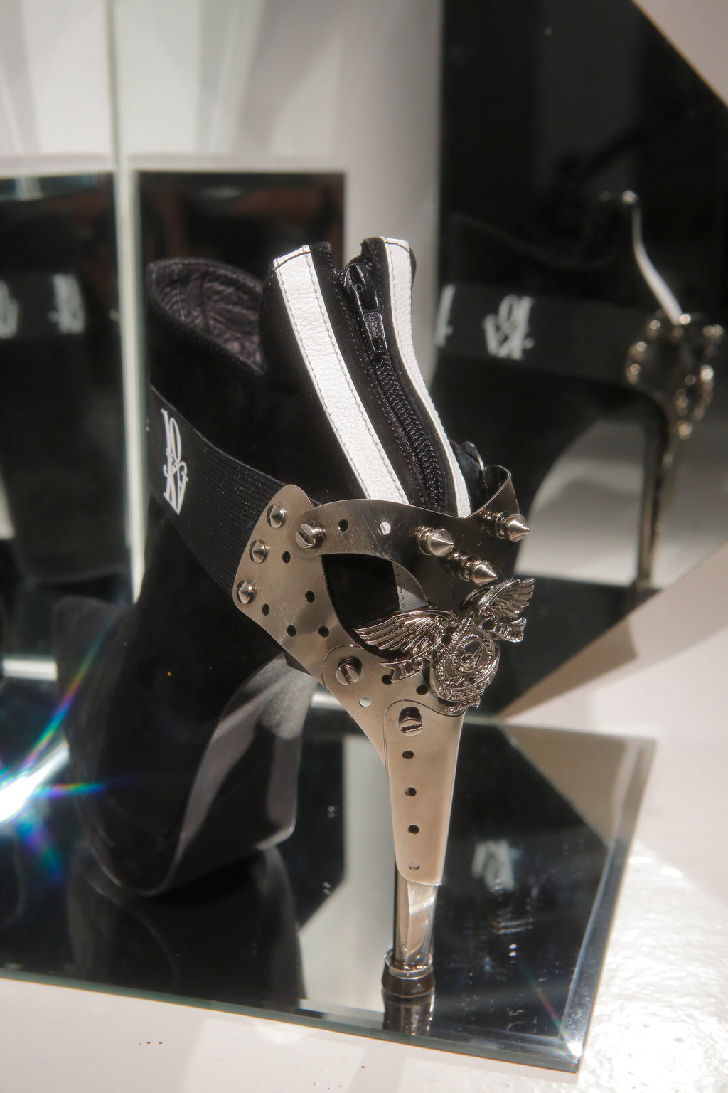 10KA “Cyber-Spine” Stiletto Boot