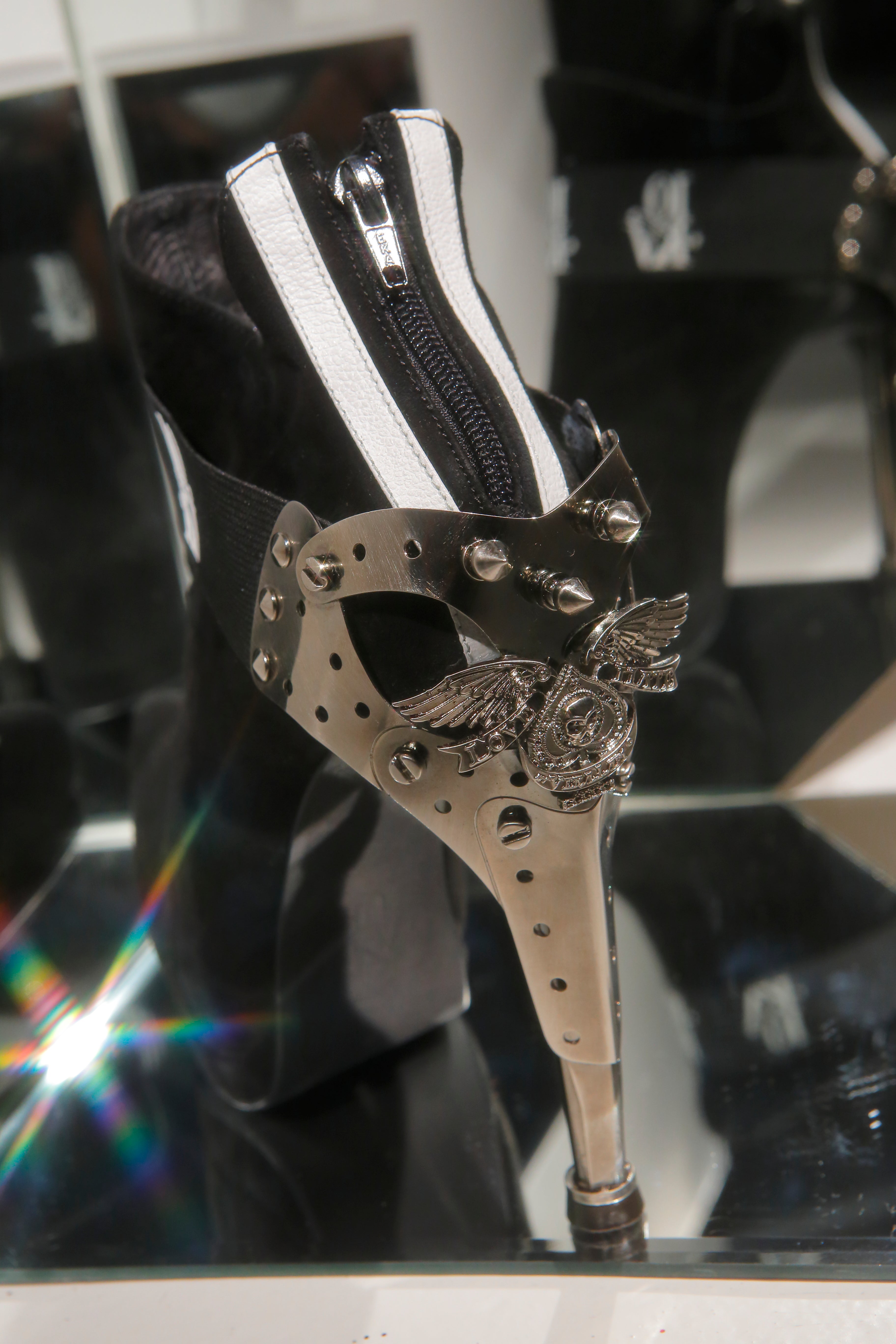 10KA “Cyber-Spine” Stiletto Boot