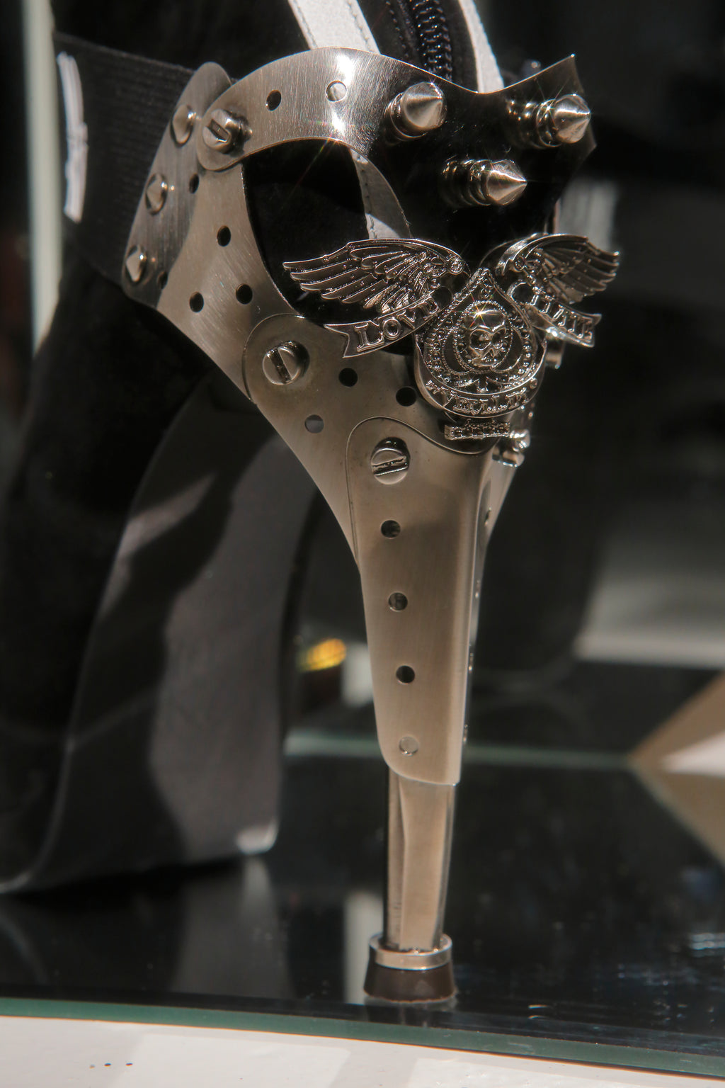 10KA “Cyber-Spine” Stiletto Boot