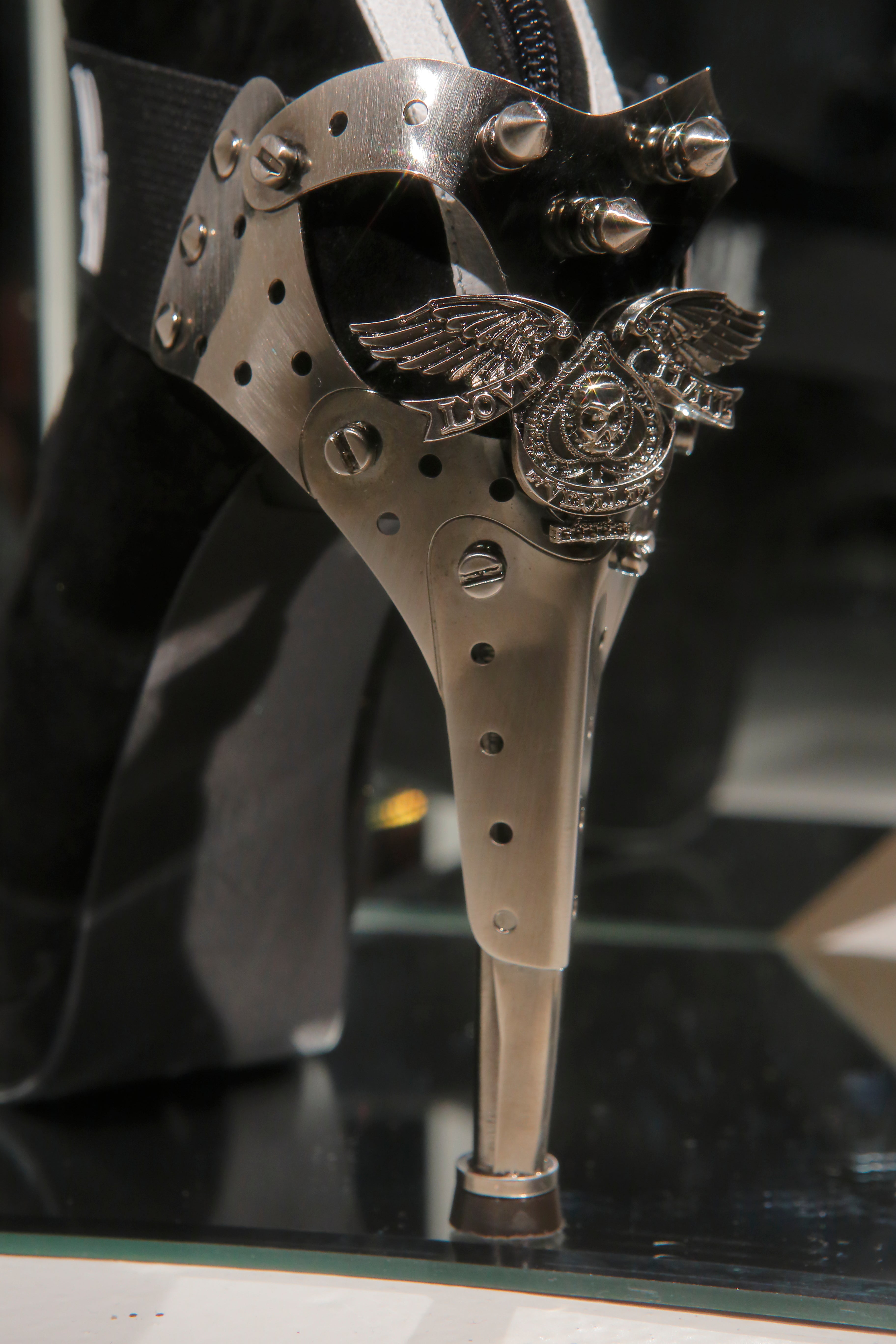 10KA “Cyber-Spine” Stiletto Boot