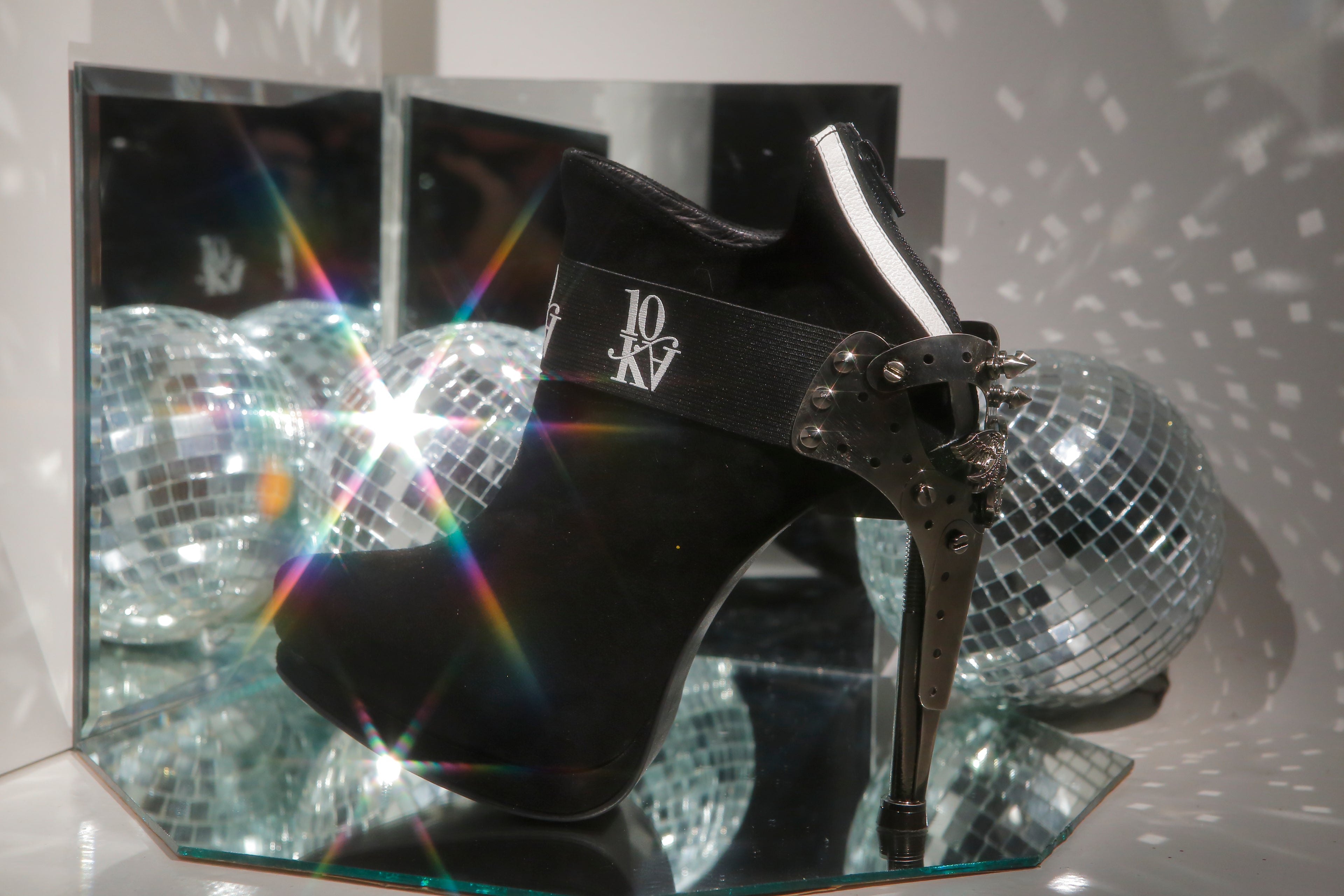 10KA “Cyber-Spine” Stiletto Boot