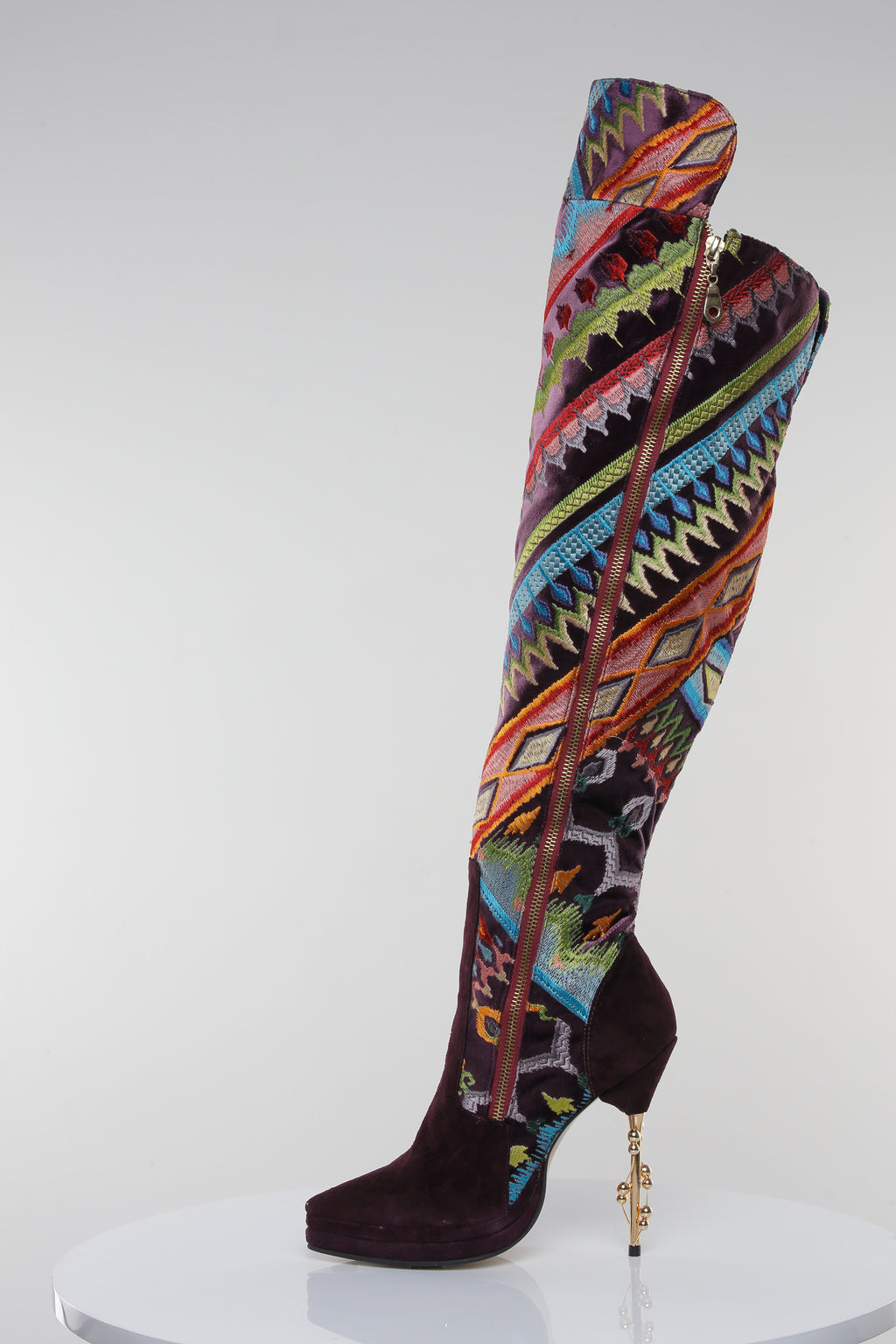 Maya Galaxy Embroidered Over-the-Knee Boot –