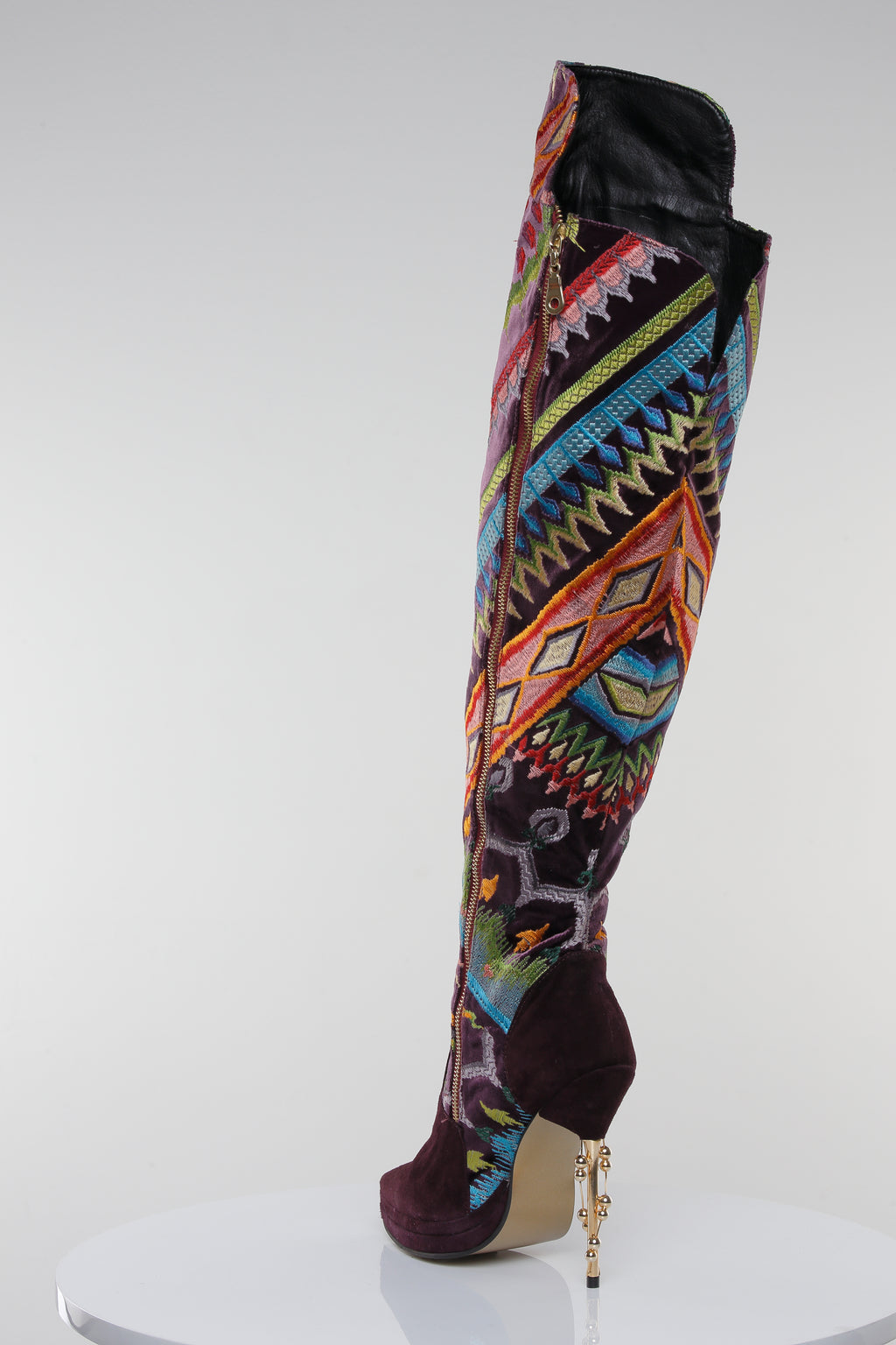 Maya Galaxy Embroidered Over-the-Knee Boot –