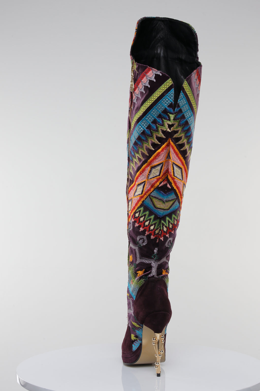 Maya Galaxy Embroidered Over-the-Knee Boot –