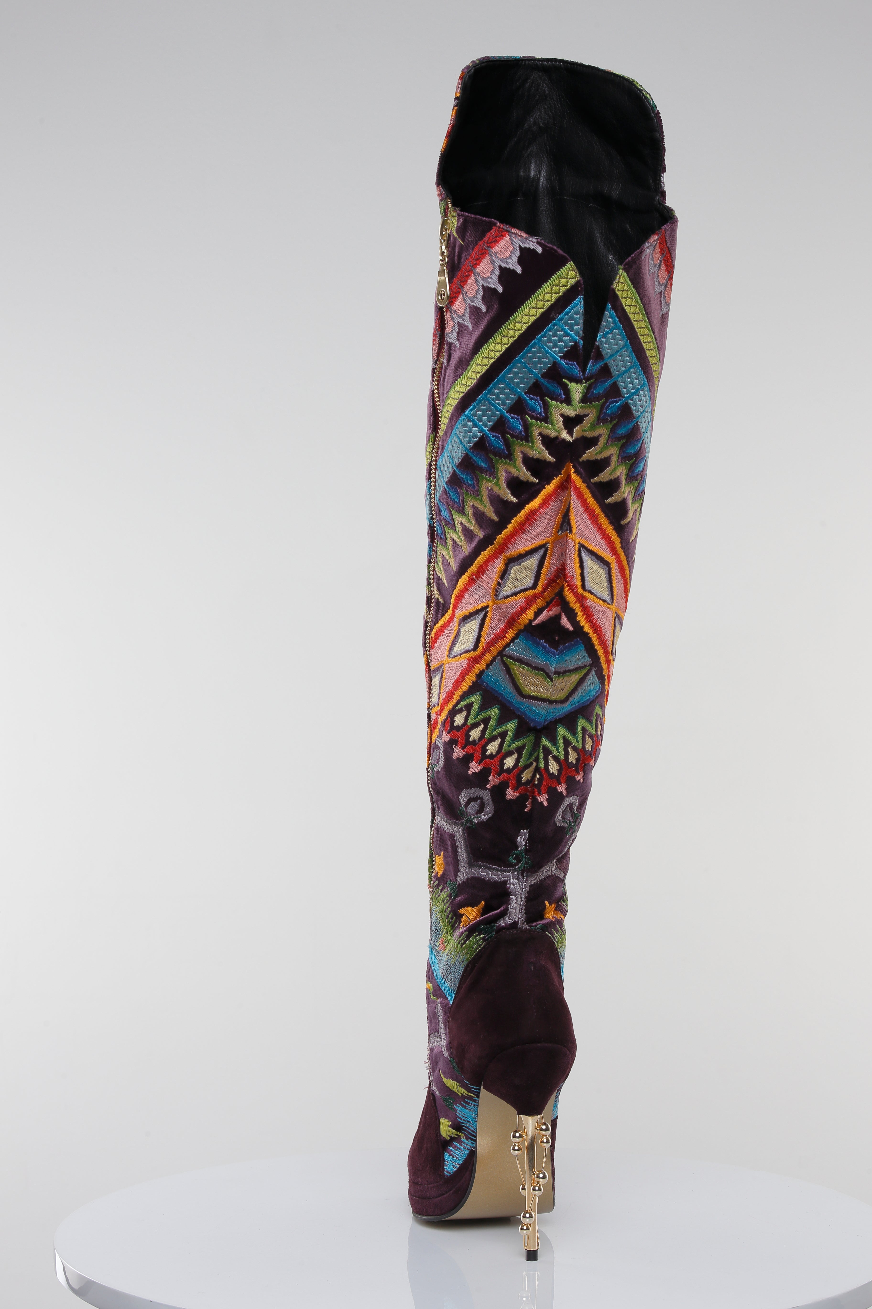 Maya Galaxy Embroidered Over-the-Knee Boot –