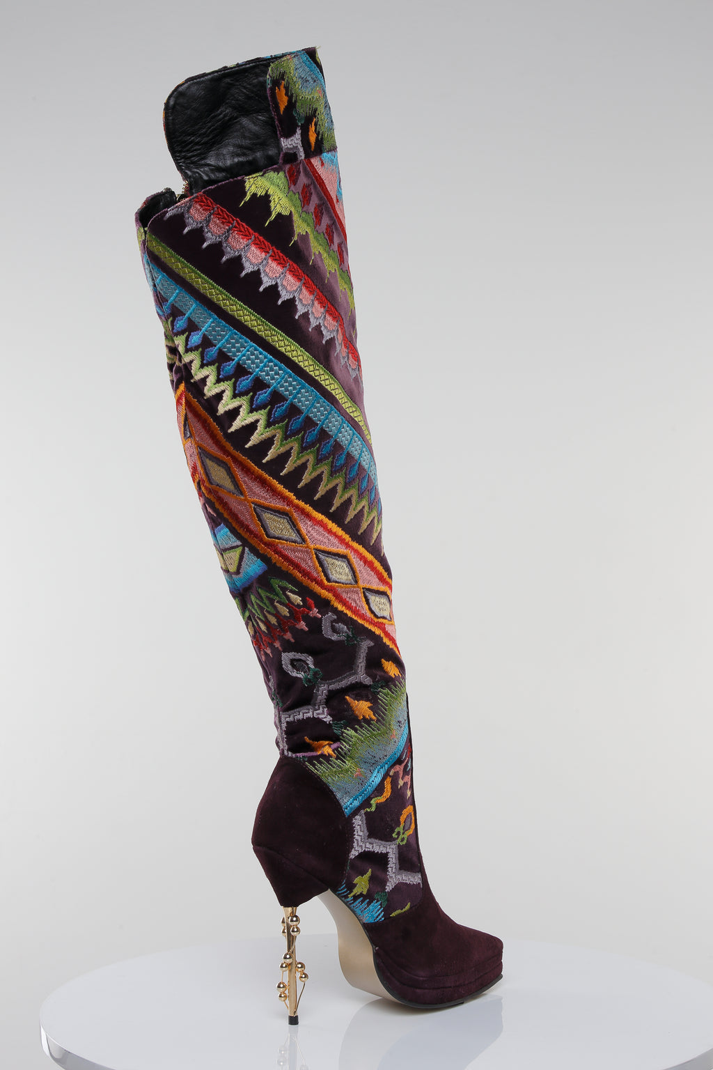 Maya Galaxy Embroidered Over-the-Knee Boot –