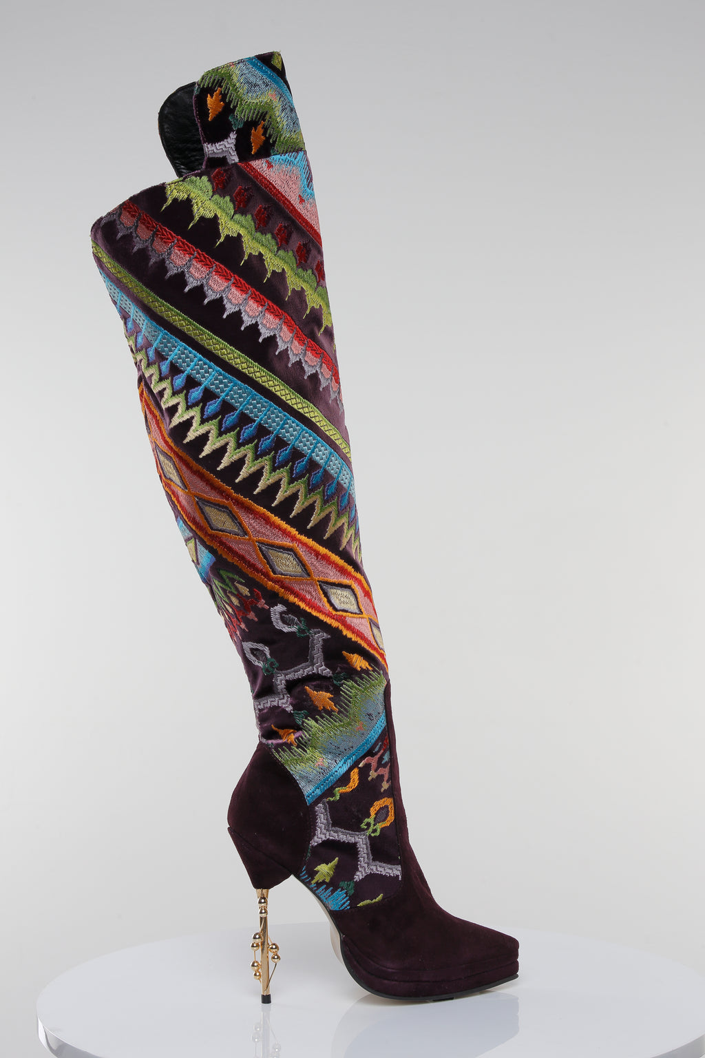 Maya Galaxy Embroidered Over-the-Knee Boot –