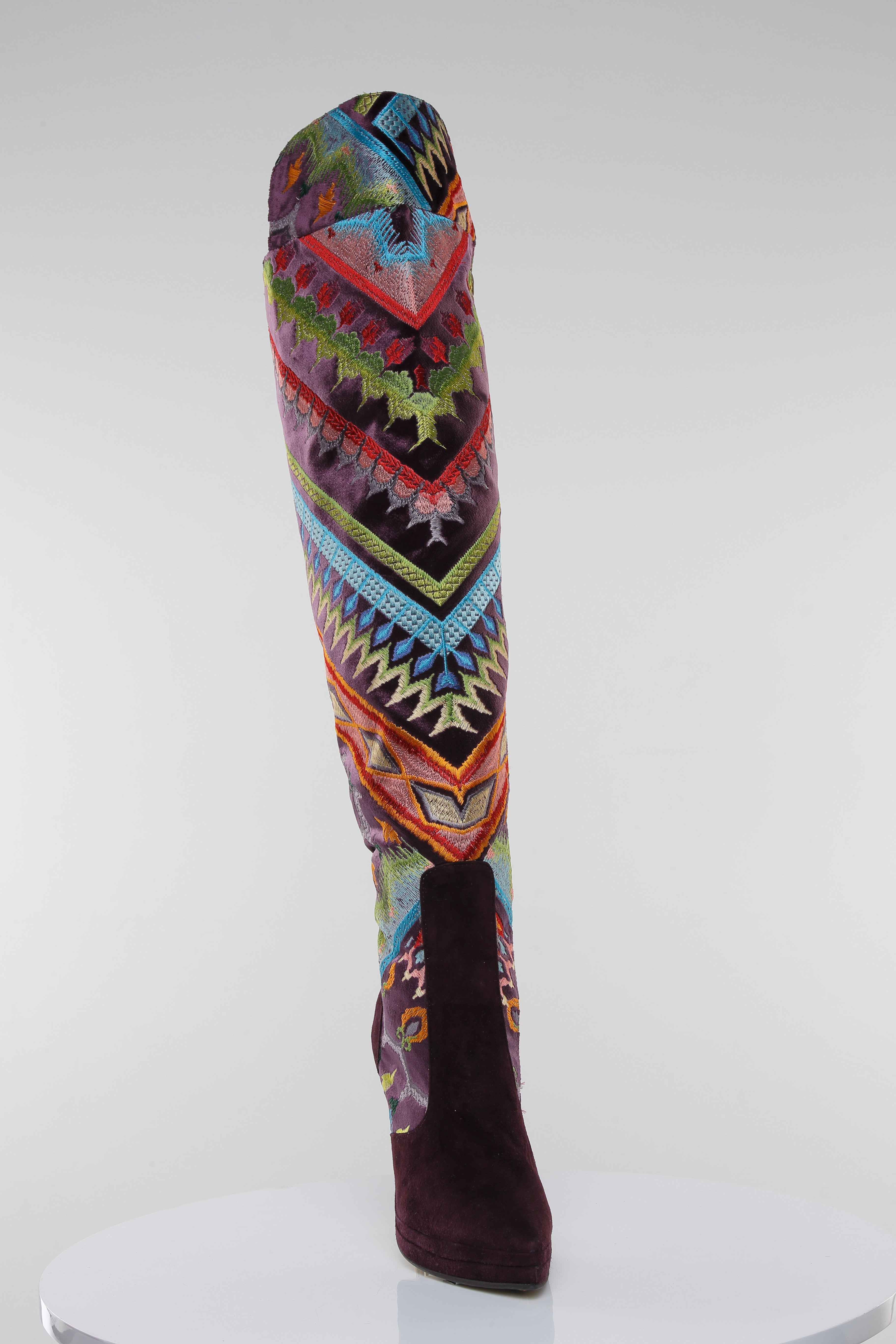 Maya Galaxy Embroidered Over-the-Knee Boot –