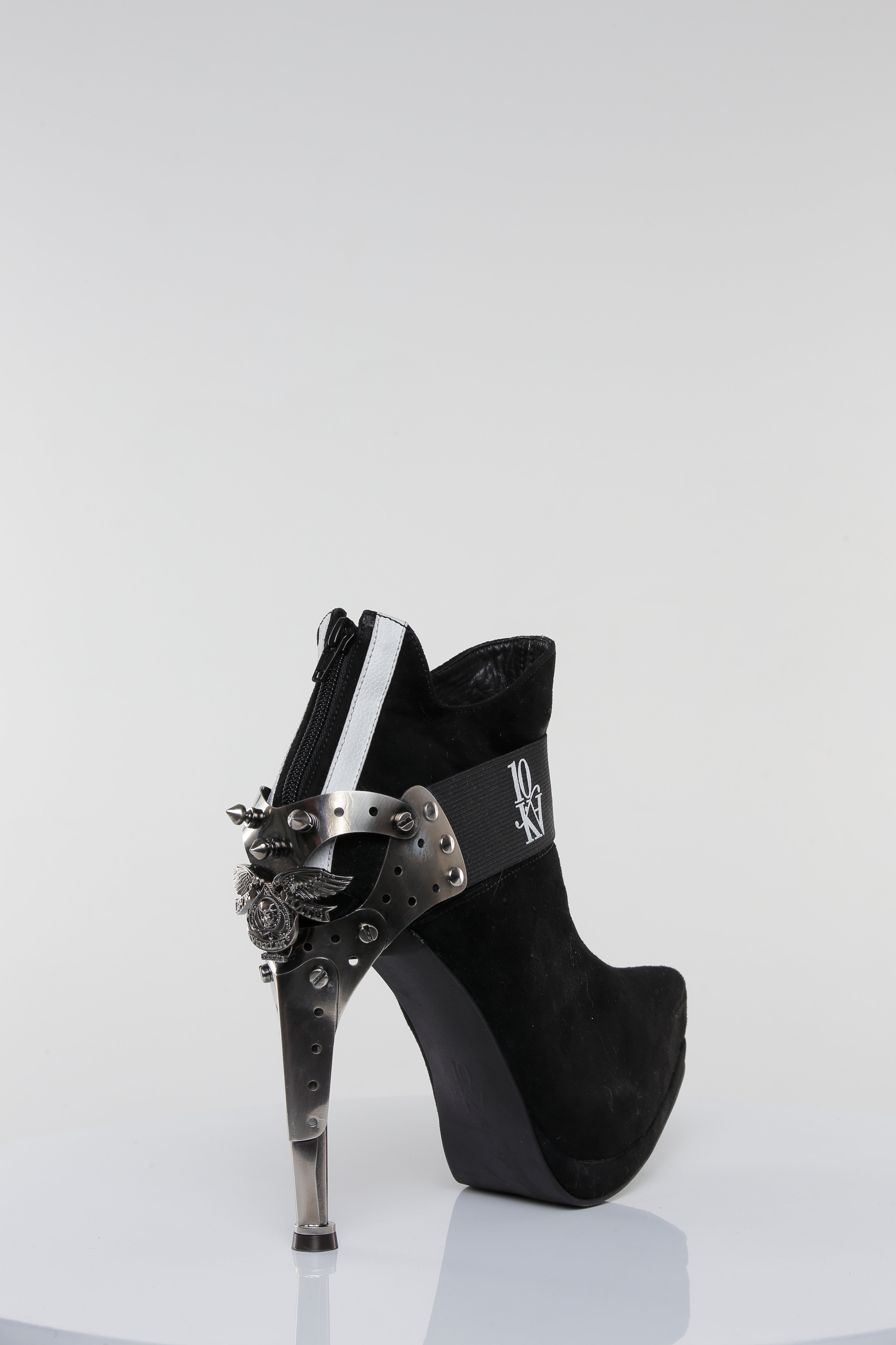 10KA “Cyber-Spine” Stiletto Boot