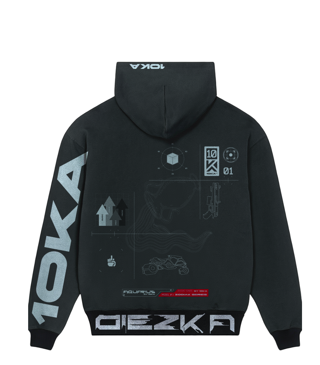 Zodiac Hoodie –AQUARIUS