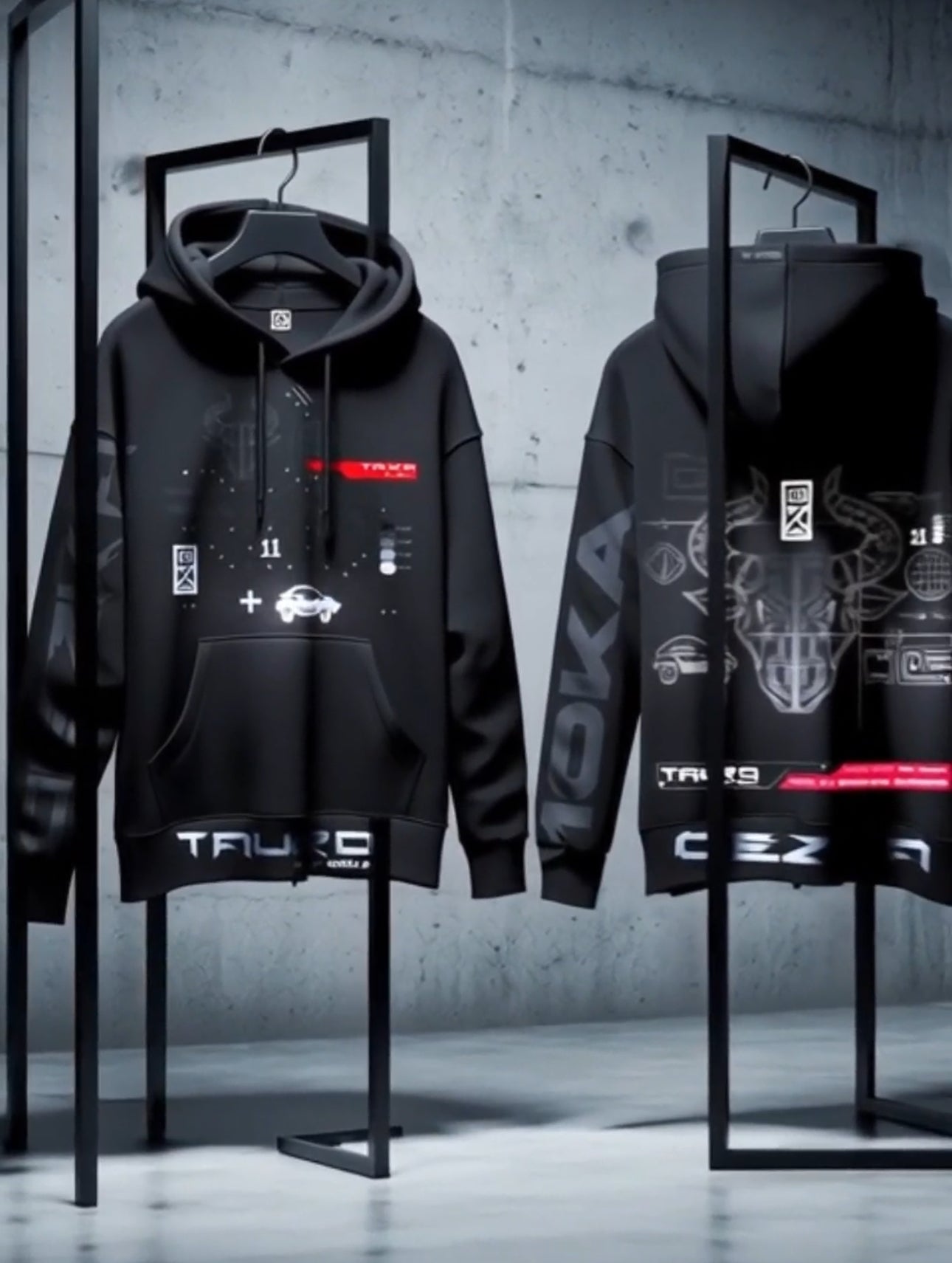 Video showcasing the Zodiac Hoodie Taurus by 10KA, highlighting solid technical design details, earth symbolism, and Taurus zodiac identity in motion.
